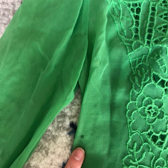 Green Yoana Baraschi spring/Easter dress - Picture 4 of 6